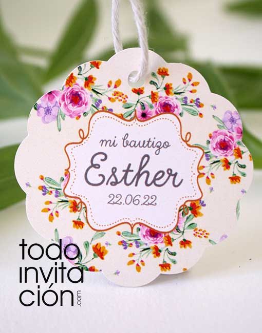 etiqueta personalizada boda comunion bautizo regalos detalles