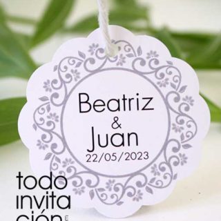 etiqueta personalizada boda comunion bautizo regalos detalles