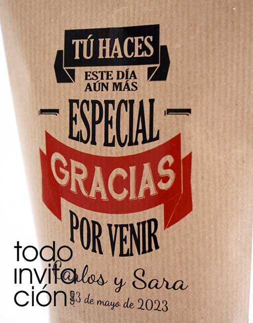 Bolsa kraft personalizada