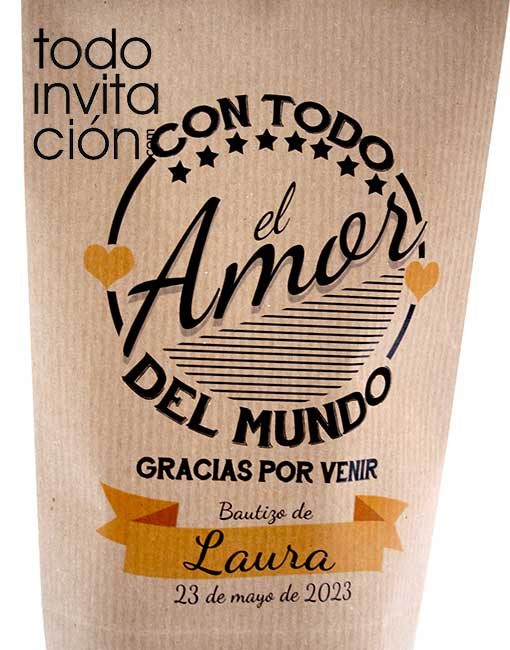 Bolsa kraft personalizada