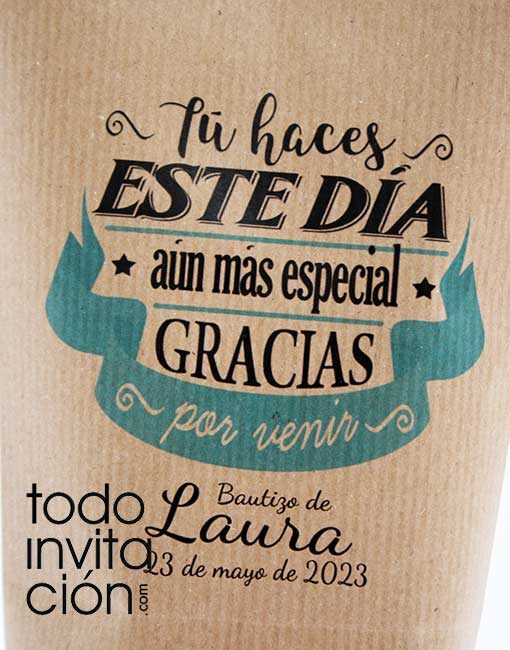 Bolsa kraft personalizada