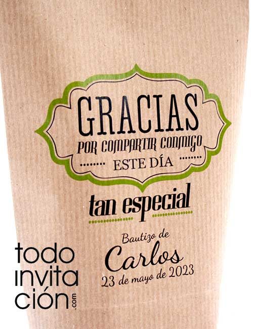 Bolsa kraft personalizada