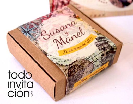 invitacion puzzle con caja