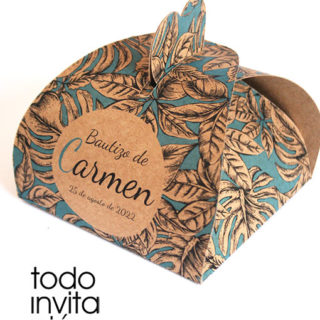caja personalizada de kraft para regalos
