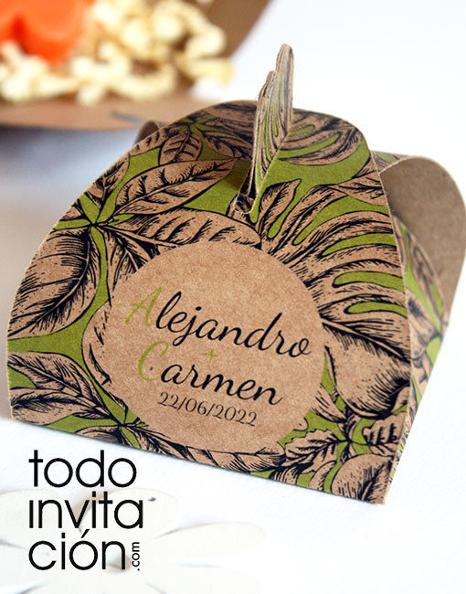 caja personalizada regalos detalles boda