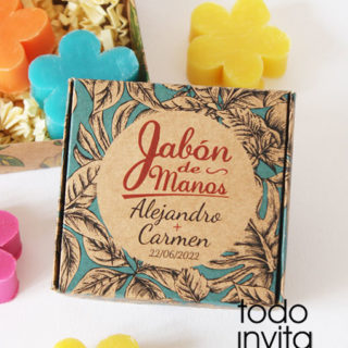 jabon para bodas personalizado