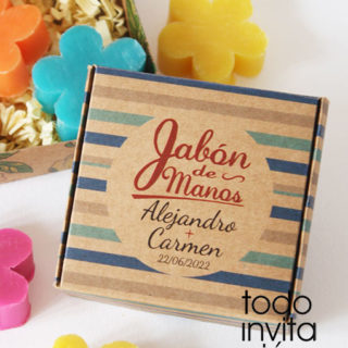 jabon para bodas personalizado