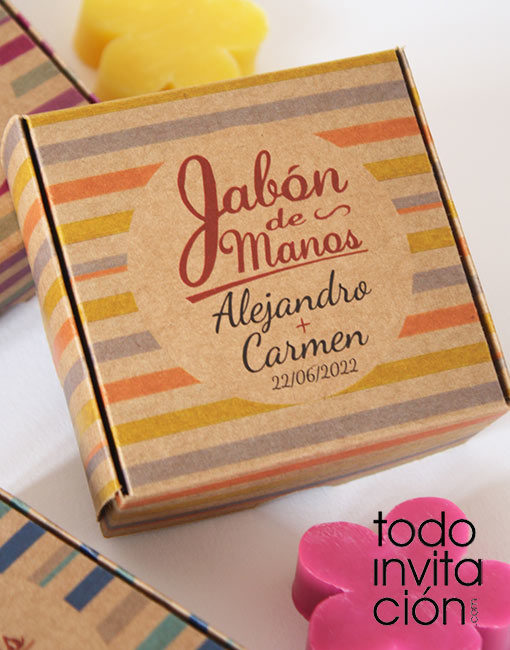 jabon para bodas personalizado