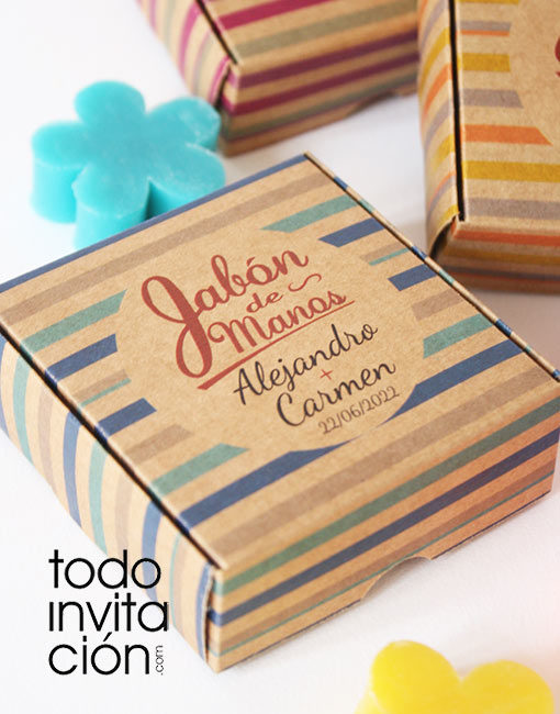 jabon para bodas personalizado