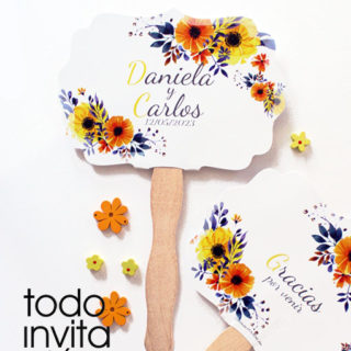 pai pai abanico para bodas