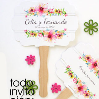 pai-pai personalizado para bodas