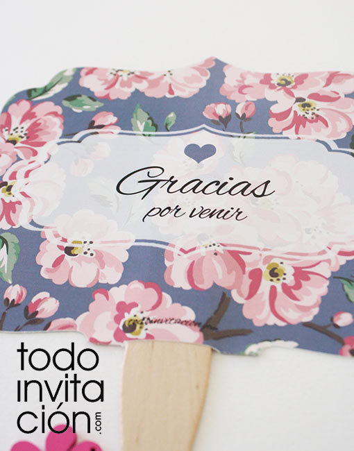 abanico personalizado bodas