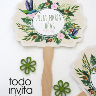 pai pai abanico para boda