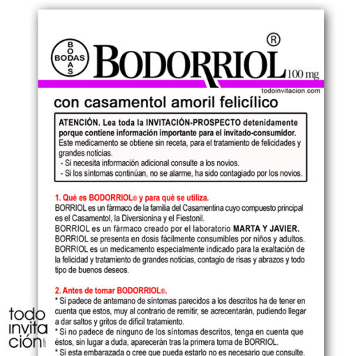 invitacion original bodorriol