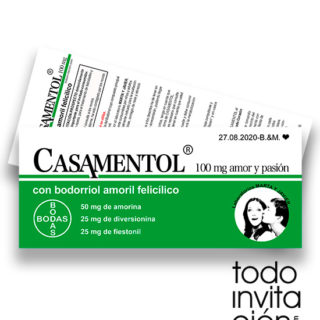invitacion original casamentol