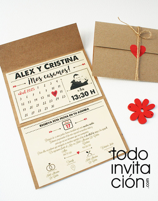 KRAFT" - Todoinvitacion- invitaciones y detalles diferentes