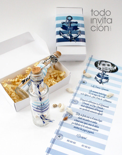 invitación comunión marinera