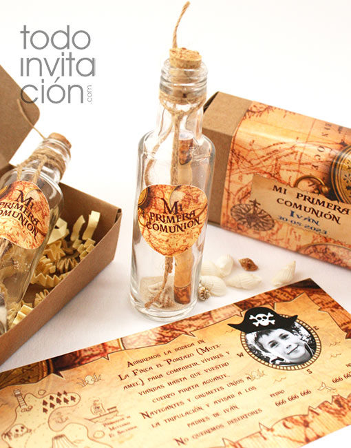 invitación comunión pirata