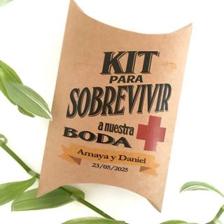 cajas kit supervivencia boda