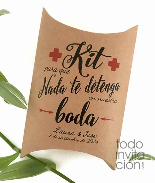 cajas kit supervivencia boda