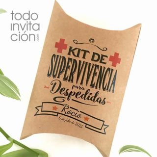 cajas kit supervivencia despedidas