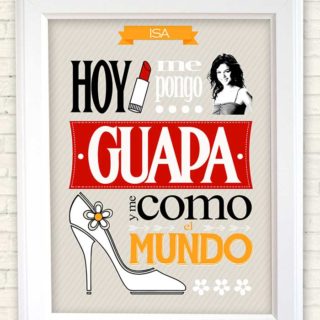 Cuadro personalizado frase
