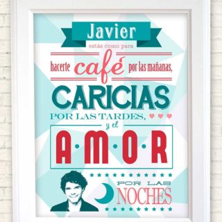Cuadro personalizado frase