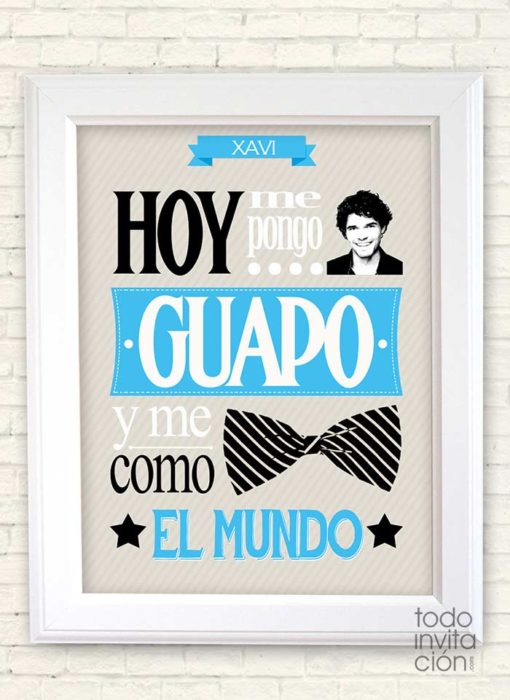 cuadro personalizado frases regalo