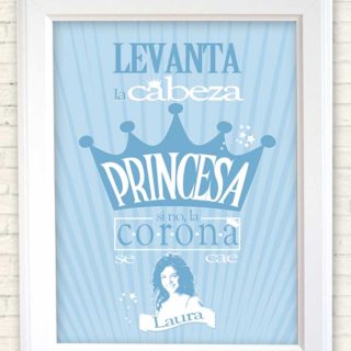 Cuadro personalizado frase