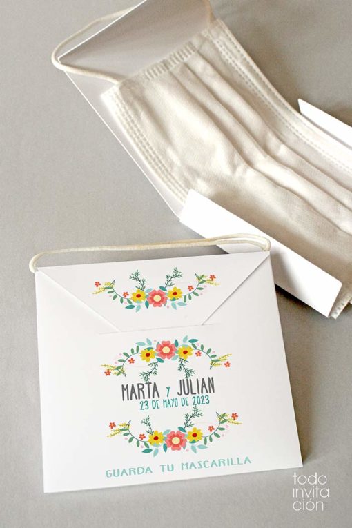 porta mascarillas personalizado bodas