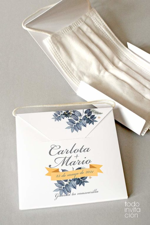 porta mascarillas personalizado bodas