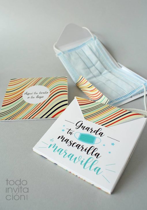 porta mascarillas personalizado carton