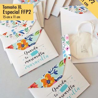 porta-mascarillas funda carton FFP2