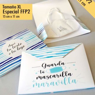 funda porta mascarillas FFP2 KN95 personalizada