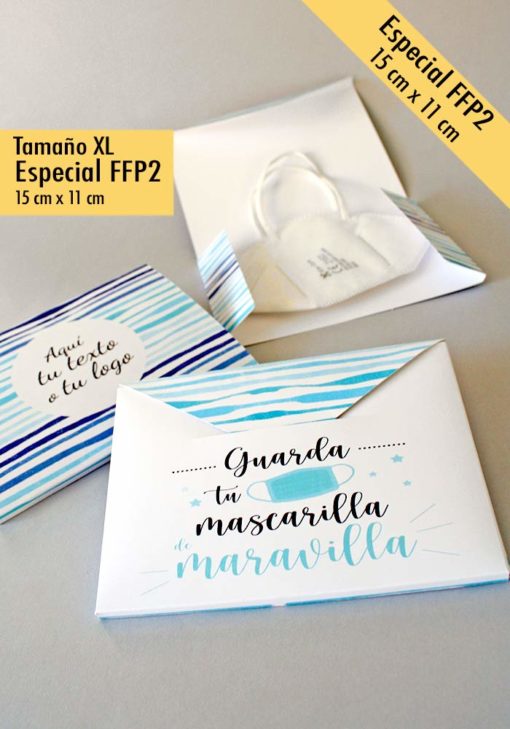 funda porta mascarillas FFP2 KN95 personalizada