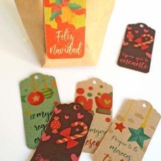 etiquetas navidad para regalos