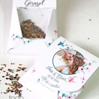 kit semillas personalizado boda bautizo comunion regalo empresa