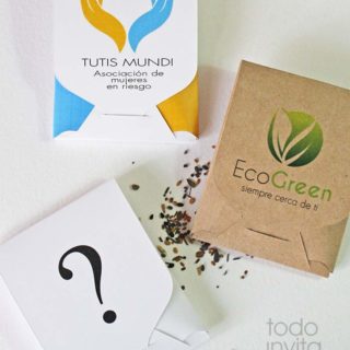 kit semillas personalizado boda bautizo comunion regalo empresa