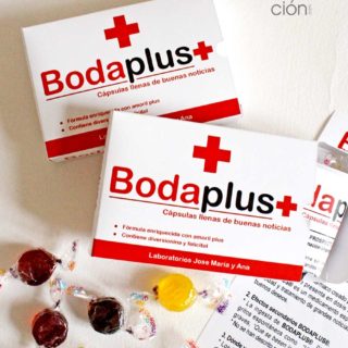 Invitacion de boda medicamento original divertida