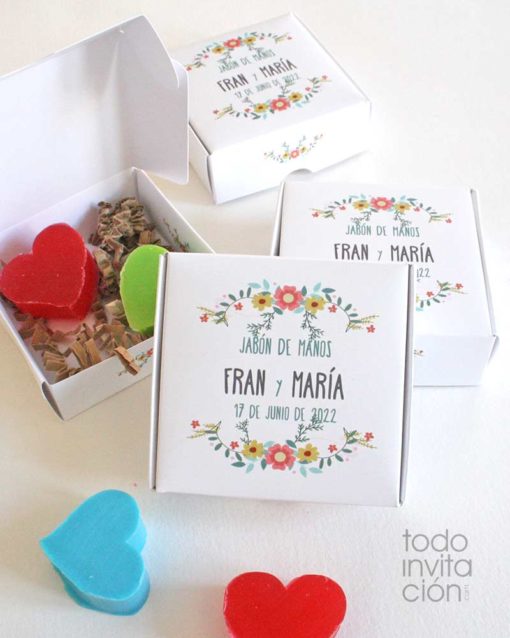 Jabon para invitados de boda comunion bautizo