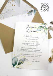 invitaciones de boda clasicas y florales tendencias