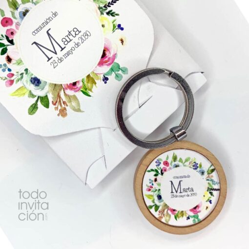 llaveros personalizados bodas comunion