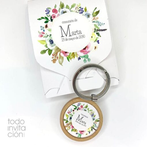 llaveros personalizados bodas comunion